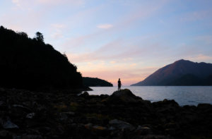 Sunset at Pumalin Park