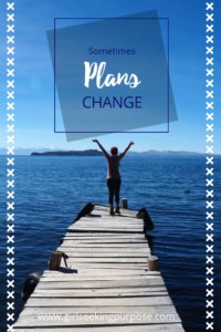 Sometimes Travel Plans Change