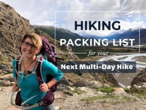 The Perfect Hiking Packing List for your Next Multi-Day Hike #hiking #packinglist