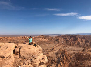 Valle de la Luna in the Atacama Desert. My First Travel Anniversary