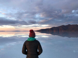 Reminiscing on solo adventures during my first travel anniversary. Here I am having quiet contemplation on the Bolivian Salt Flats.