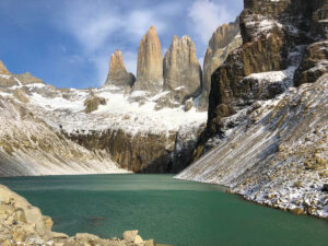 The peaks of Torres Del Paine are a highlight for me on my first travel anniversary.