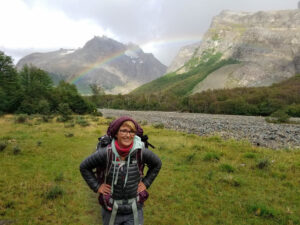 Hiking and smiling in Cerro Castillo, Patagonia. Looking back on my First Travel Anniversary.