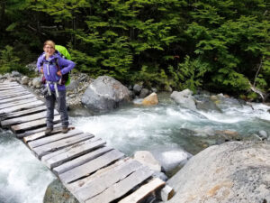 Hiking off the grid in Cerro Castillo, Patagonia.