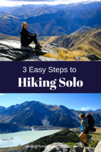Become a Solo Hiker Today with these 3 Easy Steps to Hike Solo. #hikesolo #solohiker #solohiking