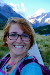 A selfie taken while hiking the Hooker Valley Track in the Mount Cook National Park, New Zealand #hookervalley #hikingnewzealand