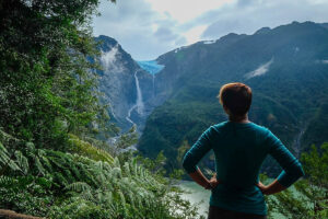 Hanging glacier in Patagonia